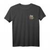 Niedliches Waschbär Marder Brusttasche Raccoon T-Shirt – Perfekt für Tierliebhaber und Raccoon Fans