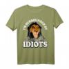 HapPanda The Lion King Scar Portrait T-Shirt – Lustiges Offiziell Lizenzierte Geschenkidee für Fans
