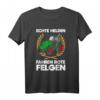 Gülle Echte Helden Fahren Rote Felgen Landwirt T-Shirt – Lustiges Bauernhof Design für Landwirte, Farmer & Nachwuchs auf dem Feld