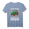 Gülle Echte Helden Fahren Rote Felgen Landwirt T-Shirt – Lustiges Bauernhof Design für Landwirte, Farmer & Nachwuchs auf dem Feld