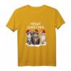 Meowy Christmas Süßes Katzen Mama Pyjama & T-Shirt – Festliches Weihnachtsoutfit für Katzenliebhaber, Katzenmütter & Tierfreunde
