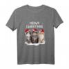 Meowy Christmas Süßes Katzen Mama Pyjama & T-Shirt – Festliches Weihnachtsoutfit für Katzenliebhaber, Katzenmütter & Tierfreunde