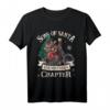 Sons of Santa Weihnachts-T-Shirt – Santa auf Motorrad mit Baum, Pfeife & Bier im Retro Vintage Look für Biker und Rocker zu Weihnachten