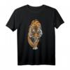 Tiger Raubtier Natur Tiermotiv Aufdruck T-Shirt - Stylisches Wildtier Design für Tier- und Naturliebhaber