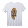 Tiger Raubtier Natur Tiermotiv Aufdruck T-Shirt - Stylisches Wildtier Design für Tier- und Naturliebhaber