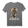 Nö! Einfach Nö! Lustiges Katzen Spruch T-Shirt für Männer und Frauen – Perfekt für Kollegen, Chefs und Handwerker mit Humor