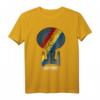 Star Trek Next Generation Retro Rainbow Ship Graphic T-Shirt - Officially Licensed Sci-Fi Fan Merchandise