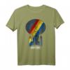Star Trek Next Generation Retro Rainbow Ship Graphic T-Shirt - Officially Licensed Sci-Fi Fan Merchandise
