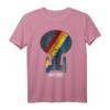 Star Trek Next Generation Retro Rainbow Ship Graphic T-Shirt - Officially Licensed Sci-Fi Fan Merchandise