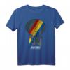 Star Trek Next Generation Retro Rainbow Ship Graphic T-Shirt - Officially Licensed Sci-Fi Fan Merchandise