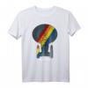 Star Trek Next Generation Retro Rainbow Ship Graphic T-Shirt - Officially Licensed Sci-Fi Fan Merchandise