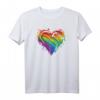 CSD LGBT Regenbogen LGBTQ Herz Pride Love T-Shirt - Perfektes Outfit für Christopher Street Day und Pride Events