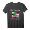 70er Jahre Kostüm Hat Sendepause Testbild T-Shirt – Lustiges Retro Outfit für Motto Partys, Karneval & Halloween