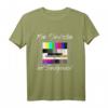 70er Jahre Kostüm Hat Sendepause Testbild T-Shirt – Lustiges Retro Outfit für Motto Partys, Karneval & Halloween