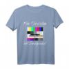 70er Jahre Kostüm Hat Sendepause Testbild T-Shirt – Lustiges Retro Outfit für Motto Partys, Karneval & Halloween