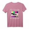 70er Jahre Kostüm Hat Sendepause Testbild T-Shirt – Lustiges Retro Outfit für Motto Partys, Karneval & Halloween