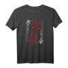 Backprint Japanische Oni Maske Dämon Maske Bushido Samurai T-Shirt für Anime, Manga & Otaku Fans – Japanische Kunst & Mystik Design