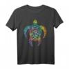 Bunte Schildkröte Aquarell Maori Ozean Scuba T-Shirt – Für Taucher, Meerestier-Liebhaber und Meeresfreunde in S-XXXL