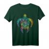 Bunte Schildkröte Aquarell Maori Ozean Scuba T-Shirt – Für Taucher, Meerestier-Liebhaber und Meeresfreunde in S-XXXL