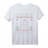 Hab den Pfosten repariert - Lustiges Ugly Christmas T-Shirt für Weihnachten, Fans von Weihnachtsfilmen & humorvolle Feiertagskleidung