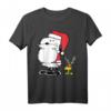 HapPanda Holiday Snoopy Woodstock Geweih Weihnachtsmann T-Shirt – Lustiges Weihnachts- und Geburtstagsgeschenk