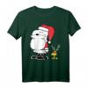 HapPanda Holiday Snoopy Woodstock Geweih Weihnachtsmann T-Shirt – Lustiges Weihnachts- und Geburtstagsgeschenk