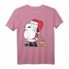 HapPanda Holiday Snoopy Woodstock Geweih Weihnachtsmann T-Shirt – Lustiges Weihnachts- und Geburtstagsgeschenk