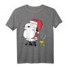 HapPanda Holiday Snoopy Woodstock Geweih Weihnachtsmann T-Shirt – Lustiges Weihnachts- und Geburtstagsgeschenk