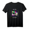 Testbild T-Shirt für 80er & 90er Jahre Party - Retro Kostüm & Vintage Outfit für Nostalgie-Fans & Motto-Partys