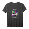 Testbild T-Shirt für 80er & 90er Jahre Party - Retro Kostüm & Vintage Outfit für Nostalgie-Fans & Motto-Partys