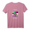 Testbild T-Shirt für 80er & 90er Jahre Party - Retro Kostüm & Vintage Outfit für Nostalgie-Fans & Motto-Partys
