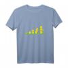 Evolution Bausteine T-Shirt - Humorvolles Design mit Ziegel, Spiel und Bau für Baustein-Fans