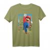 HapPanda Mario Jumping Portrait T-Shirt - Official Nintendo Gaming Merchandise für Fans jeden Alters
