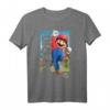 HapPanda Mario Jumping Portrait T-Shirt - Official Nintendo Gaming Merchandise für Fans jeden Alters