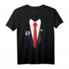 Donald Trump Halloween Kostüm - Lustiges Anzug Krawatte Shirt für Partys & Last-Minute-Verkleidungen