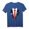 Donald Trump Halloween Kostüm - Lustiges Anzug Krawatte Shirt für Partys & Last-Minute-Verkleidungen