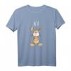 Nö Statement Kaninchen T-Shirt - Lustiges Tiermotiv im Comic Style, Perfekt als Ostergeschenk für Hasenliebhaber, Kinder, Damen und Herren