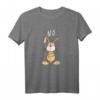 Nö Statement Kaninchen T-Shirt - Lustiges Tiermotiv im Comic Style, Perfekt als Ostergeschenk für Hasenliebhaber, Kinder, Damen und Herren