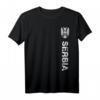 Serbia Shirt mit Wappen & Flagge - Retro/Vintage Look für Damen & Herren, Ideal für Serbische Patrioten & als Geschenk