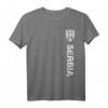 Serbia Shirt mit Wappen & Flagge - Retro/Vintage Look für Damen & Herren, Ideal für Serbische Patrioten & als Geschenk