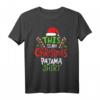 Weihnachts Schlafanzug T-Shirt - Klassischer, langlebiger Schlafanzug mit doppeltem Saum für die festliche Saison