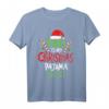 Weihnachts Schlafanzug T-Shirt - Klassischer, langlebiger Schlafanzug mit doppeltem Saum für die festliche Saison