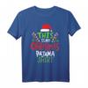 Weihnachts Schlafanzug T-Shirt - Klassischer, langlebiger Schlafanzug mit doppeltem Saum für die festliche Saison