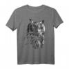 Eule Kunstwerk - Vogel Tier Motiv T-Shirt für Tierliebhaber, Naturfreunde und Vogelbegeisterte