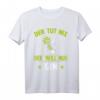 Lustiges Gin Tonic Liebhaber T-Shirt - Der Will Nur Gin Spruch, Perfektes Geschenk für Männer & Frauen zum Geburtstag, Party & Partyspaß