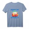HapPanda T-Shirt - Respect My Authority Eric | Offiziell Comedy Central Lizenz | Lustiges Geschenk für Männer
