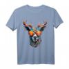 Hirsch Shirt Trachtenshirt Herren, Damen & Kinder für Oktoberfest & Volksfest - Traditionelles bayrisches T-Shirt mit Hirschkopf