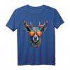 Hirsch Shirt Trachtenshirt Herren, Damen & Kinder für Oktoberfest & Volksfest - Traditionelles bayrisches T-Shirt mit Hirschkopf