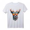 Hirsch Shirt Trachtenshirt Herren, Damen & Kinder für Oktoberfest & Volksfest - Traditionelles bayrisches T-Shirt mit Hirschkopf