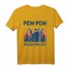 Cat Pew Pew Madafakas Vintage Crazy Cat Funny Graphic T-Shirt – Lustiges Katzenmotiv für Tierliebhaber mit Humor